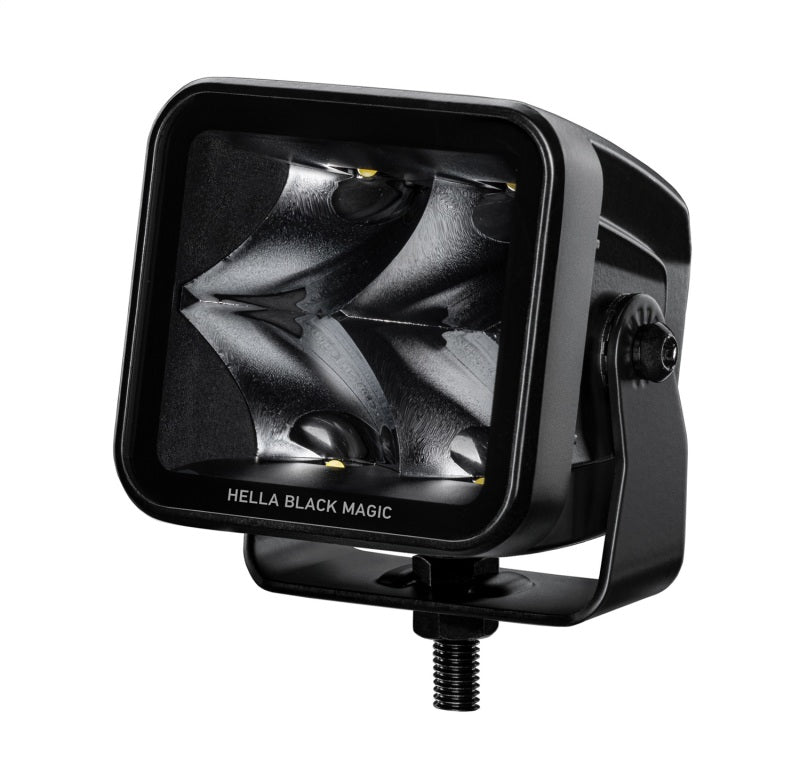 HELLA 358176821 Black Magic 3.2in LED Cube Kit - Spot Beam