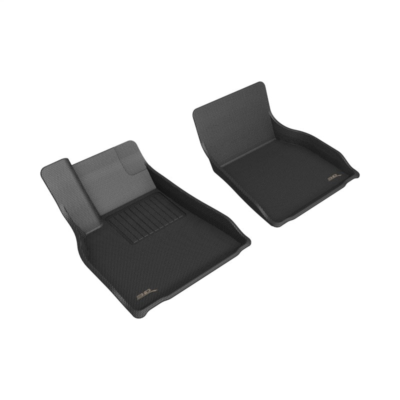 3D MAXpider Kagu Front Floor Mats for 2021-2023 Tesla Model S