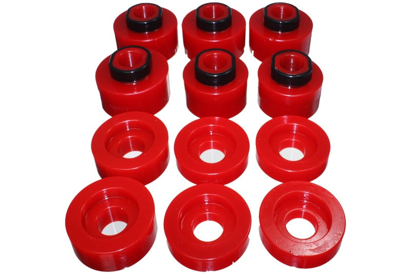 Energy Suspension for 08-16 Ford F-250/F-350/F-450 Red Body Mount Set 4.4125R