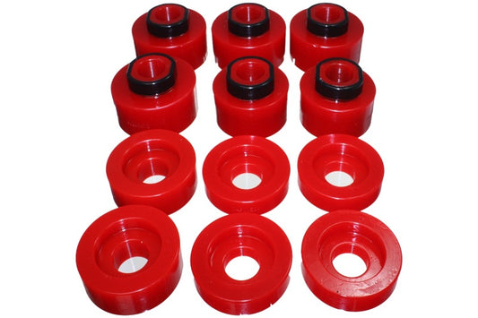 Energy Suspension for 2008-2016 Ford F-250/F-350/F-450 Red Body Mount Set 4.4125R