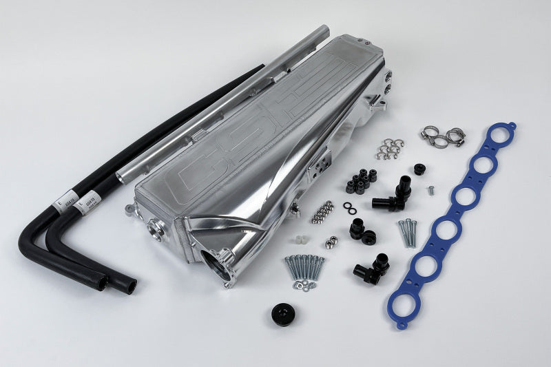 CSF 8400 Gen 2 B58 Race X Charge-Air-Cooler Manifold Raw Billet Aluminum Finish