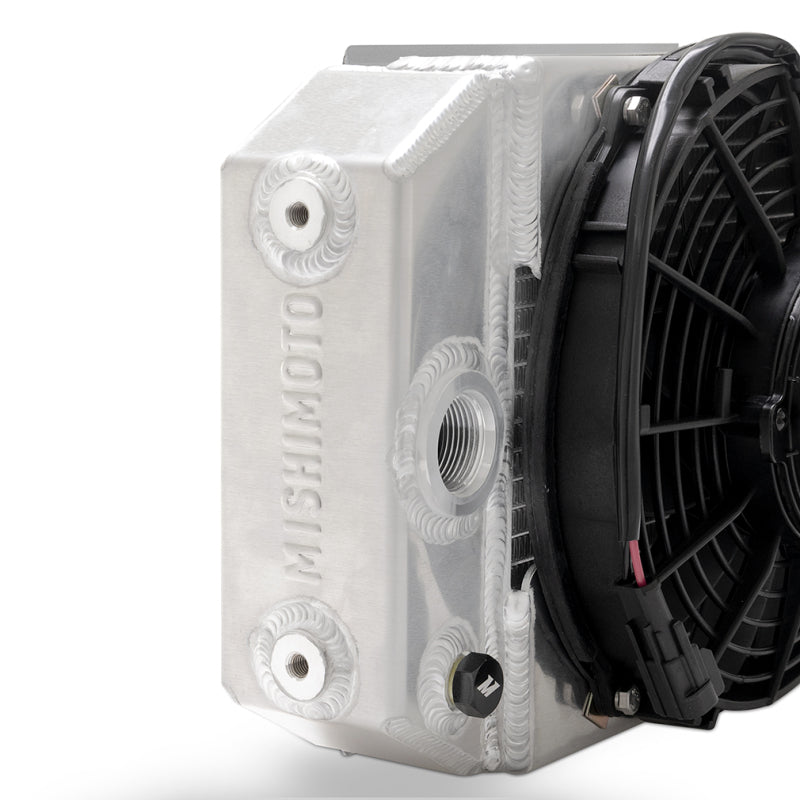 Mishimoto Universal Drag Race Performance Aluminum Radiator - Natural - #MMRAD-UNI-DRGN