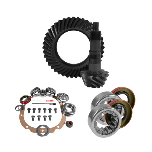 Yukon Gear & Axle YGK2057 8.8in for Ford 4.11 Rear Ring & Pinion Install Kit 2.99in OD Axle Bearings and Seals