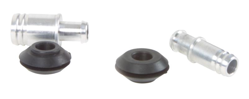 Vibrant 19mm (3/4in) O.D. Aluminum Vacuum Hose Fitting (includes Rubber Grommet)