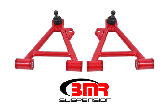 BMR 1994-2004 Mustang Lower Non-Adj. A-Arms (Coilover Only) with Tall Ball Joint (Polyurethane) - Red