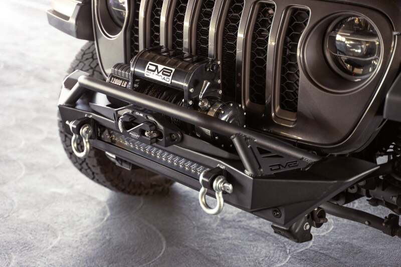 DV8 Offroad 07-23 Jeep Wrangler JK/JL & Gladiator JT FS-1 Series Stubby Front Bumper - #FBJL-11