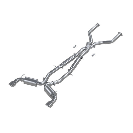 MBRP 17+ Infiniti Q60 3.0L RWD/AWD 3in Cat-Back Street Version -T304