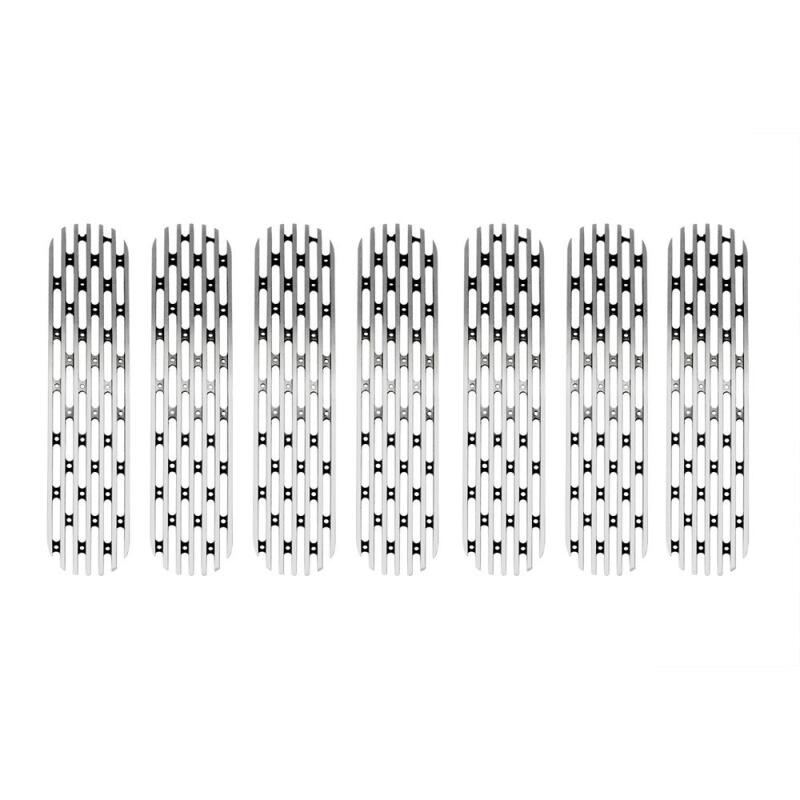 DV8 Offroad 2007-2018 Jeep JK Polished Grille Inserts - #D-JP-190008-POLSH