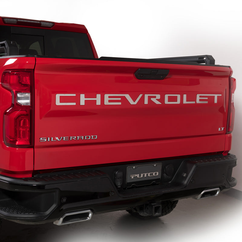 Putco for 2020 Chevrolet Silverado 2500/3500 - SS Tailgate Letters CHEVROLET - Stamped Version Chevrolet Letters