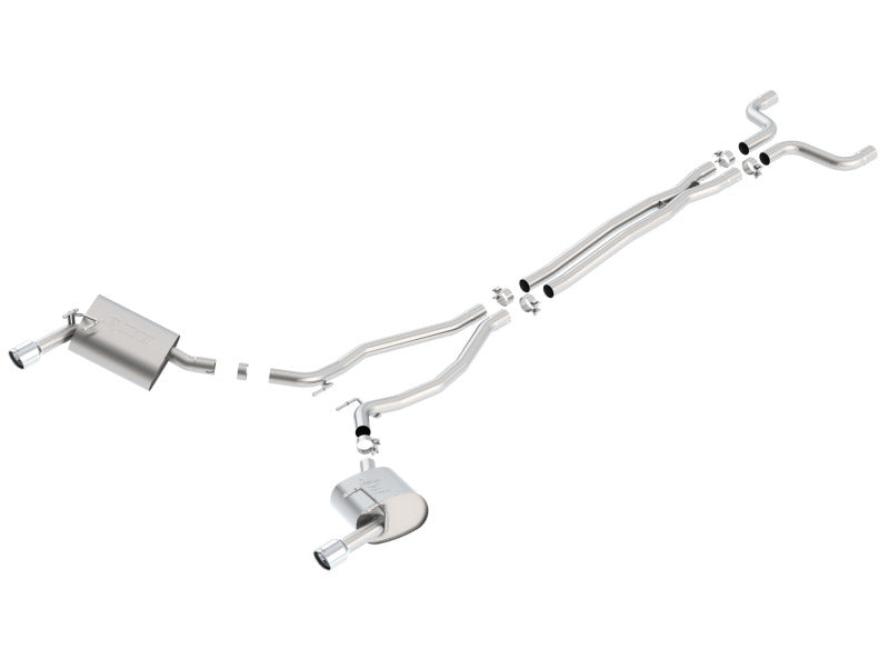 Borla 140526 14-15 Camaro 3.6L V6 Single Split Rear Exit Touring Catback Exhaust - #140526