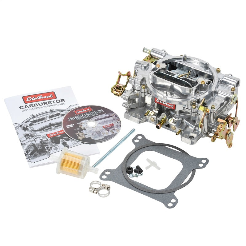 Edelbrock 1407 Carburetor Performer Series 4-Barrel 750 CFM Manual Choke Satin Finish