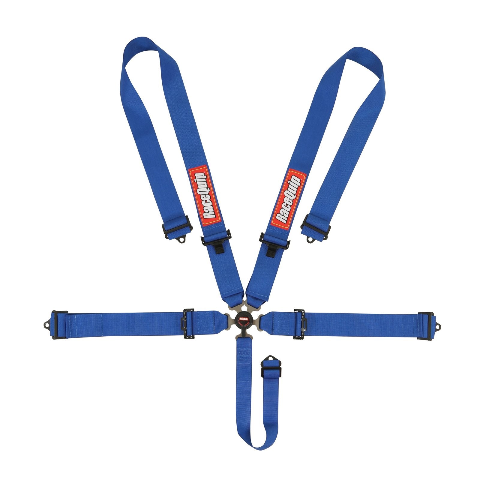 RaceQuip 741021 Blue SFI Camlock 5-Point Pull-Down Lap Seat Belt