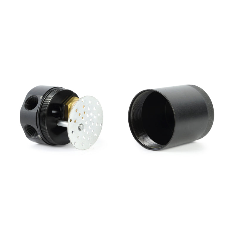 Mishimoto 15-17 Ford F-150 2.7L EcoBoost Baffled Oil Catch Can - Black - #MMBCC-F27T-15SBE