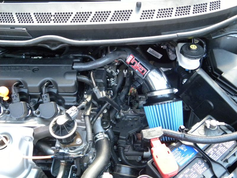 Injen 06-11 Honda Civic Ex 1.8L 4cyl Polished Tuned Air Intake w/ MR Tech/Nano-Fiber Dry Filter - #SP1570P