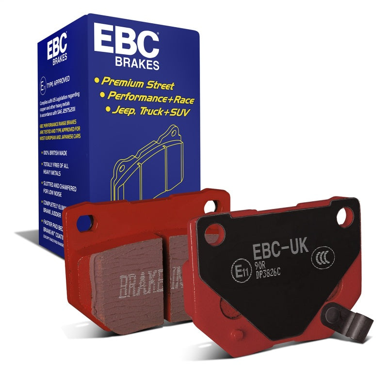 EBC 89-95 Nissan Skyline (R32) 2.6 Twin Turbo GT-R Redstuff Rear Brake Pads DP3826C