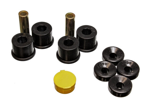 Energy Suspension for 1999-2000 Honda Civic Si Black Front Bushing Set 16.8111G