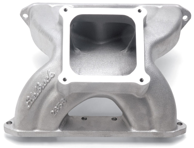 Edelbrock 2858 Manifold SBC Victor Spider Glidden 18 Degree Heads Dominator Flange