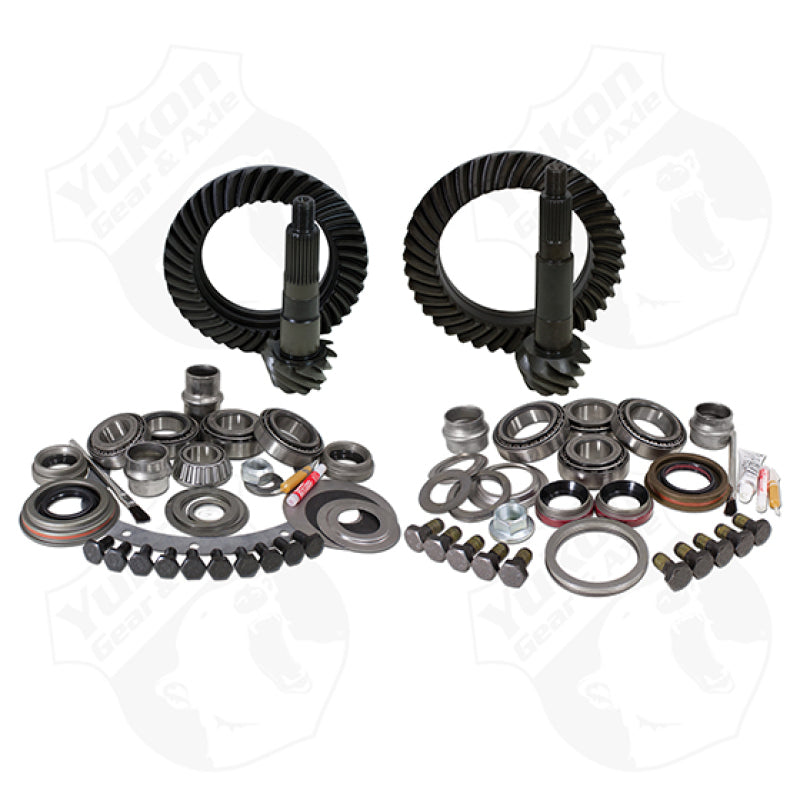 Yukon Gear & Axle YGK006 Gear & Install Kit Package for Jeep TJ with Dana 30 Front & Model 35 Rear 4.88 Ratio