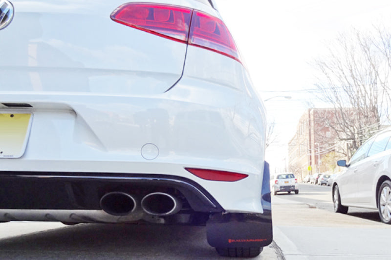 Rally Armor UR Mud Flaps - 2015-2019 Volkswagen Golf R - Black/Grey Logo - #MF40-UR-BLK/GRY