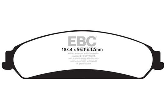 EBC 11+ Chrysler 300C 5.7 Yellowstuff Front Brake Pads DP42139R