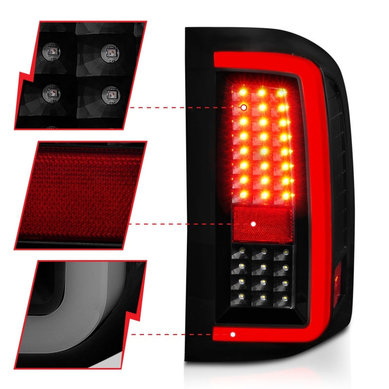 ANZO 2007-2014 Chevrolet Silverado 2500 HD LED Taillights