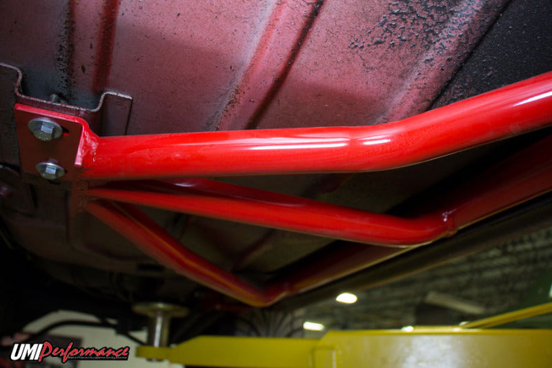 UMI Performance 2004-B 3-Point Subframe Connectors Bolt-In Black