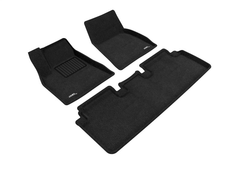 3D MAXpider Elegant Front & Rear Floor Mats for 2012-2014 Tesla Model S