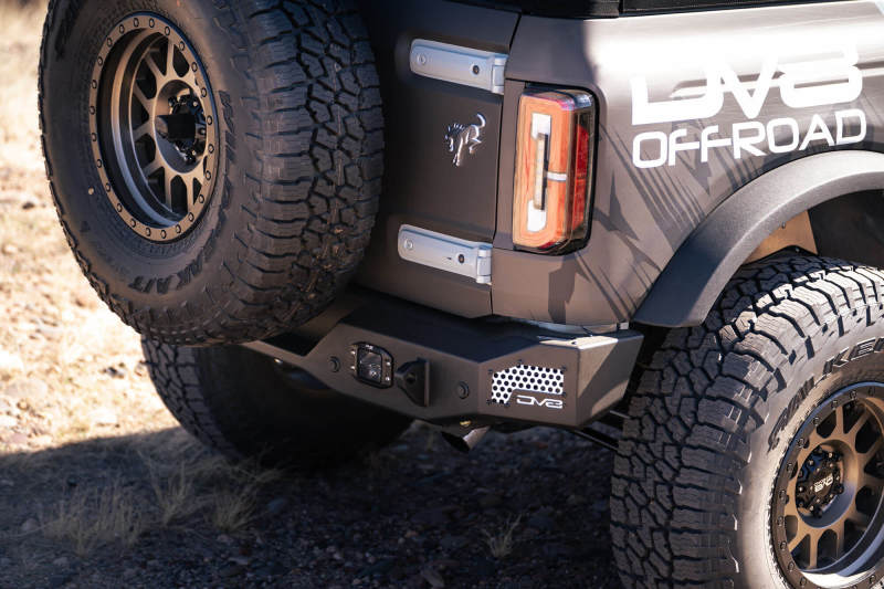DV8 Offroad 21-22 Ford Bronco MTO Series Rear Bumper - #RBBR-01