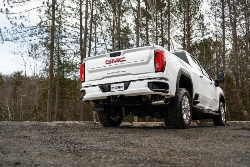 MBRP S5093AL Cat-Back Exhaust System - 2020-2026 Chevrolet Silverado / GMC Sierra 2500/3500 HD 6.6L (Street) | Aluminized