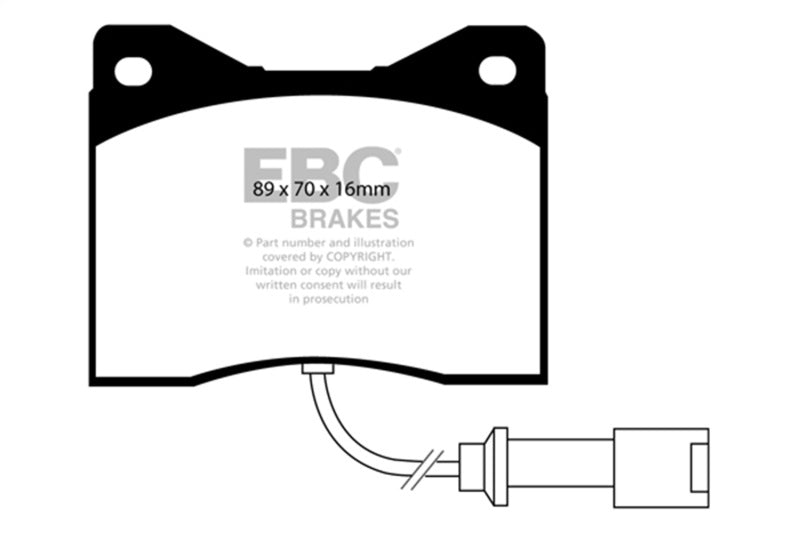 EBC 78-82 BMW M1 3.5 Yellowstuff Front Brake Pads DP4753R