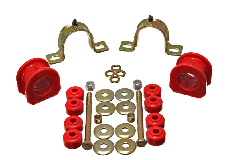 Energy Suspension for GM 4Wd Front Sway Bar - 33Mm Red Bar Bushing Set 3.5207R