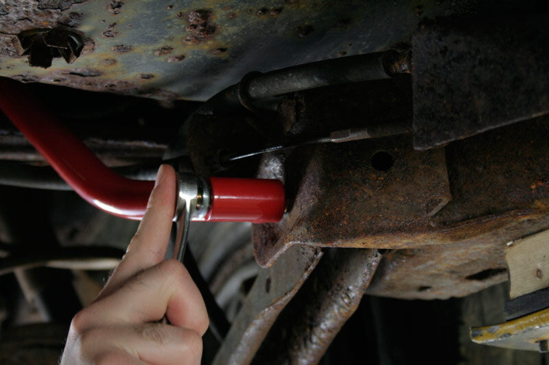 UMI Performance 3028-R Control Arm Reinforcements/Frame Braces Red