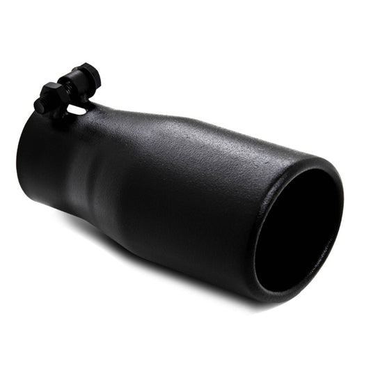 MBRP T5116BLK Exhaust Tip - 3.75" OD Oval 2.5" inlet 7" length | Black Coated