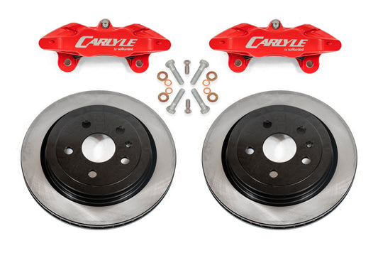 BMR 1997-2004 Chevrolet Corvette C5 / 2005-2013 C6 Brake Kit For 15in Conversion Solid Rotors Red Calipers