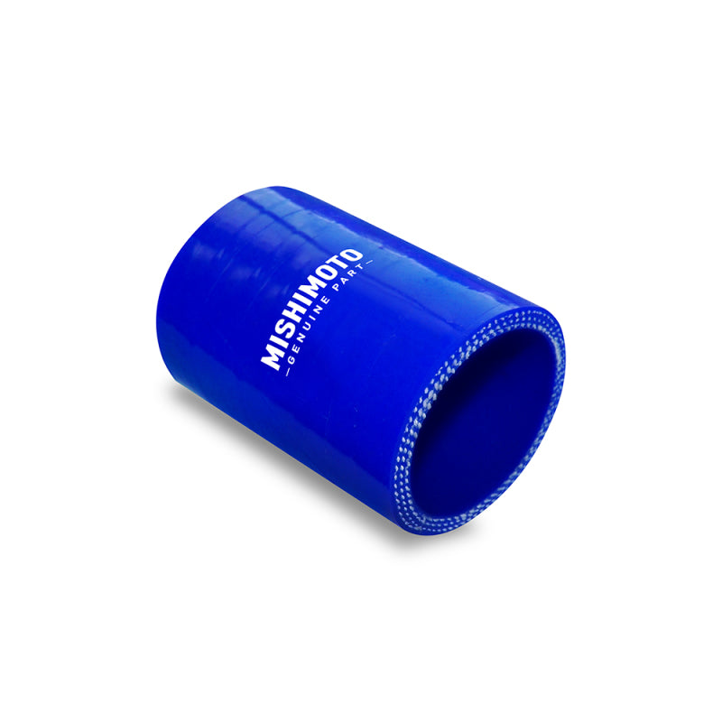 Mishimoto 3.5 Inch Straight Coupler - Blue - #MMCP-35SBL
