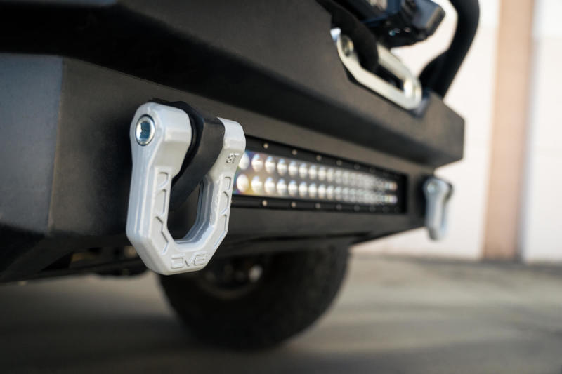 DV8 Offroad Elite Series D-Ring Shackles - Pair (Gray) - #UNSK-01GR