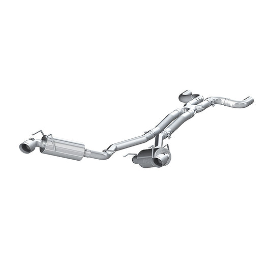 MBRP 2010 Chev Camaro V6 3.6L Dual Cat Back Round Tips