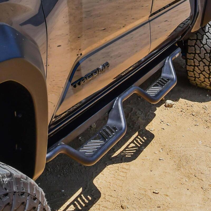 Westin 20-12785 Outlaw Drop Nerf Step Bars for 2024-2026 Toyota Tacoma Double Cab Textured Black