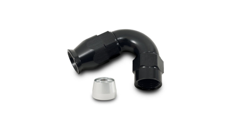 Vibrant -6AN 120 Degree Hose End Fitting for PTFE Lined Hose