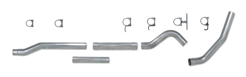 Diamond Eye K4338A-RP 4in Cat-Back Exhaust Muffler Replacement Pipe - 2003-2007 Ford F-250/F-350 | Aluminized