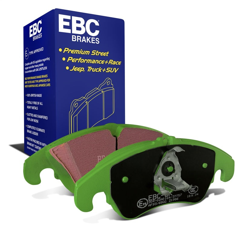 EBC 09-11 Audi A4 2.0 Turbo Greenstuff Front Brake Pads DP21986
