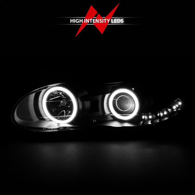 ANZO 1998-2002 Chevrolet Camaro LED Projector Headlights