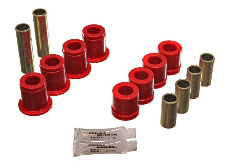 Energy Suspension for 87-95 Pathfinder 2WD Red Front Arm Bushing Set 7.3102R