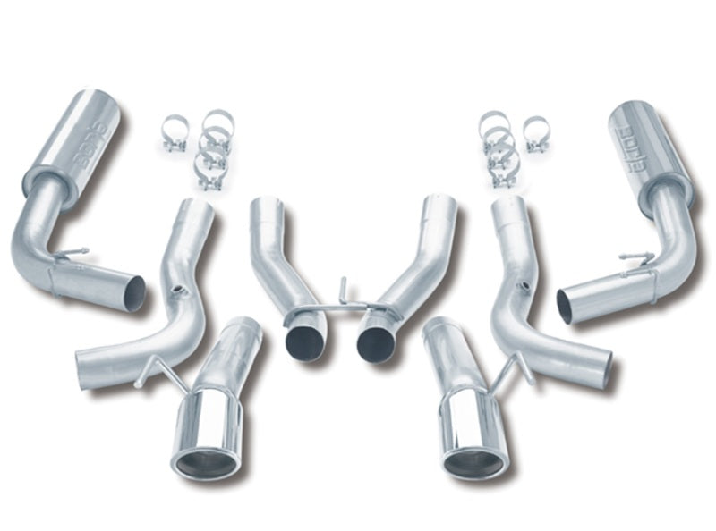 Borla 14663 96-02 Viper GTS/R/T-10 Coupe/Convertible 2dr w/ 2.5in Inlets SS Catback Exhaust System - #14663