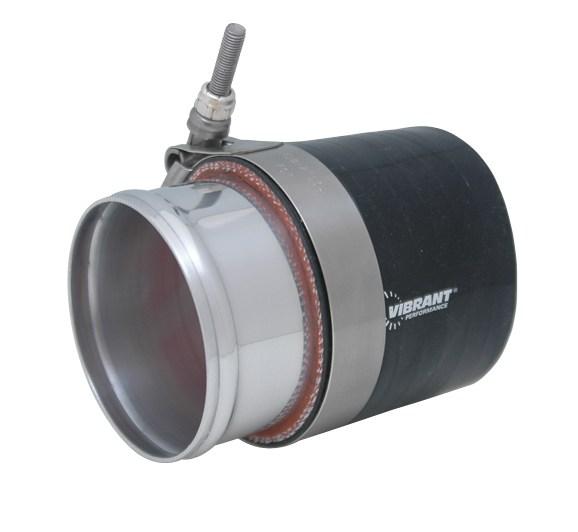 Vibrant Aluminum Joiner Coupling (3.5in Tube O.D. x 3in Overall Length)