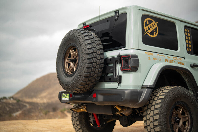 DV8 Offroad 18-25 Jeep Wrangler JL Spare Tire Carrier - #TCJL-15