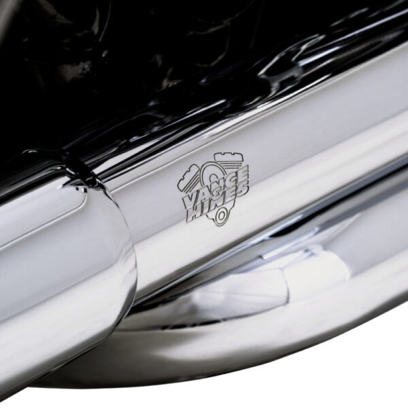 Vance & Hines 17351 Dresser Duals PCX Shielded Headers Chrome for 2017-2025 Harley-Davidson Touring