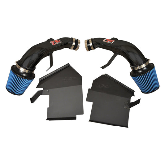 Injen 14 Infiniti Q50 3.7L V6 Black Dual Short Ram Intake w/ MR Techn and Heat Shields - #SP1999BLK