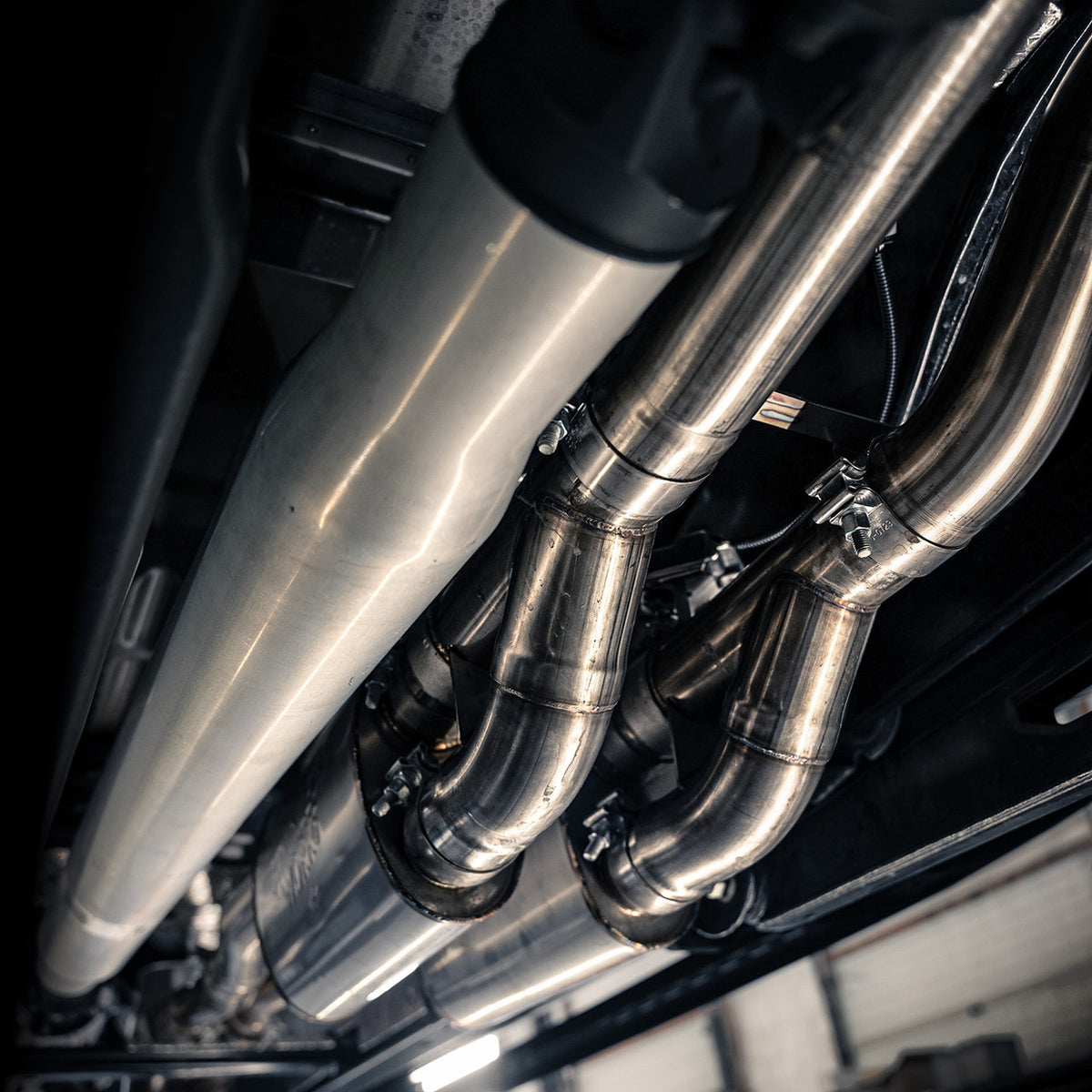 Stainless Works for 2023-2027 Ford F-150 Raptor R 3in Catback System X-Pipe Crossover