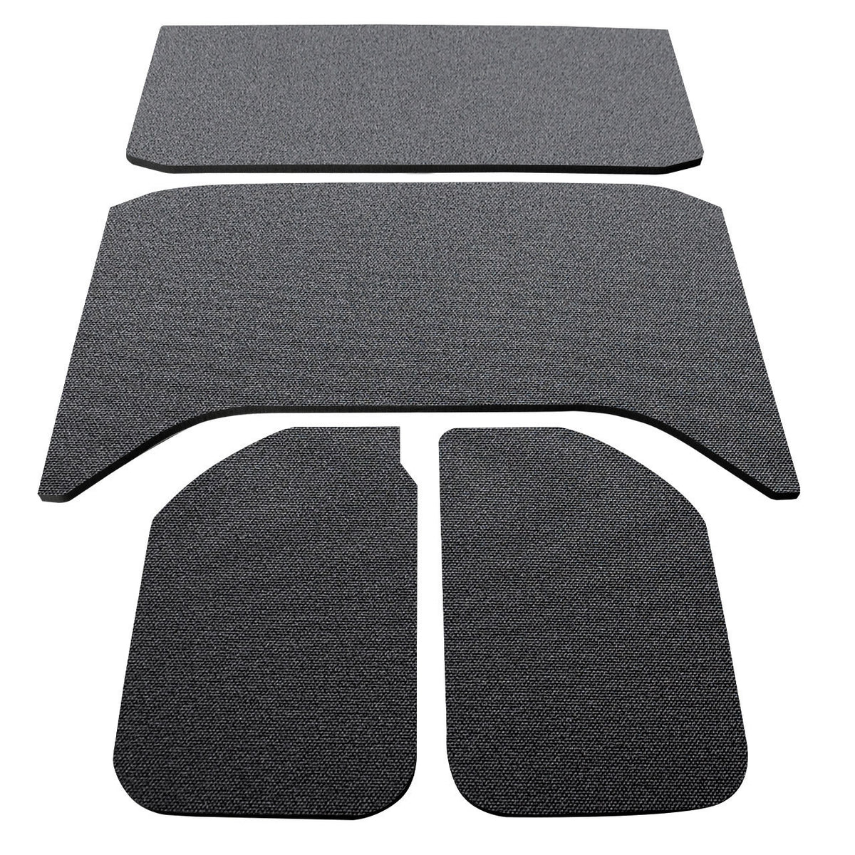 DEI for 2011-2018 Jeep Wrangler JK 4-Door Boom Mat Headliner - 4 Piece - Black